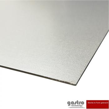 Winkel 2-fach gekantet Stahl verzinkt RAL 9006 Weißaluminium 0,75mm
